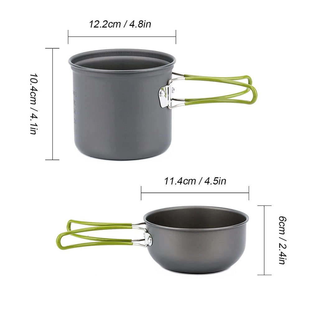 Camping Cookware Kit with Stov - огляд і ціна Camping Cooking Accessories Set