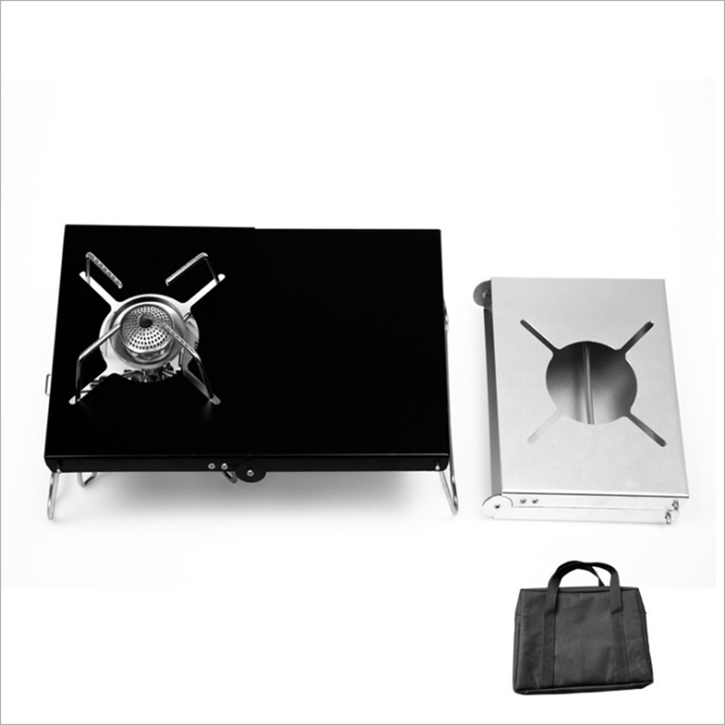 Camping Burner Stove Stand Tab - огляд і ціна Camping Cooking Table With Windshield