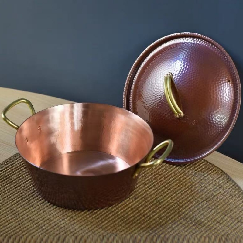 Handcrafted Vintage Copper Pot - огляд і ціна Camping Cooking Pot