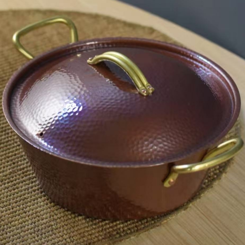 Handcrafted Vintage Copper Pot - огляд і ціна Camping Cooking Pot